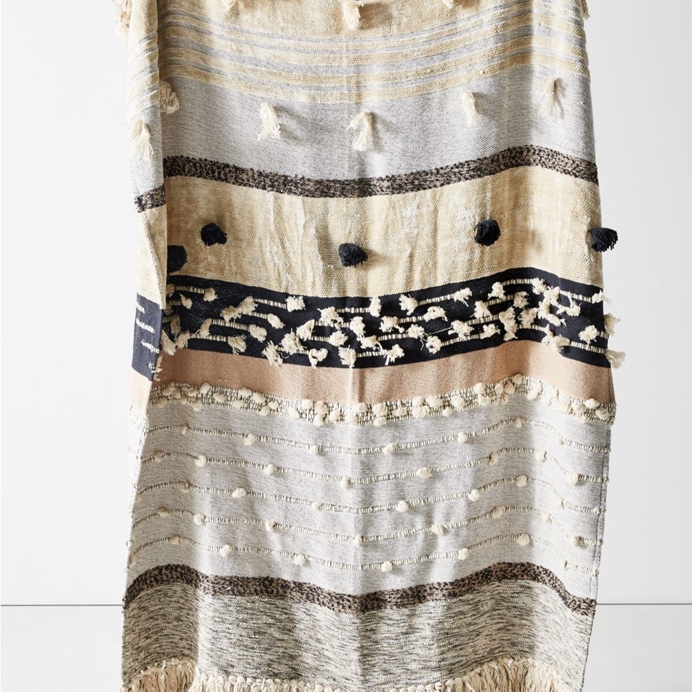 Anthropologie All Roads Yucca Throw Blanket
